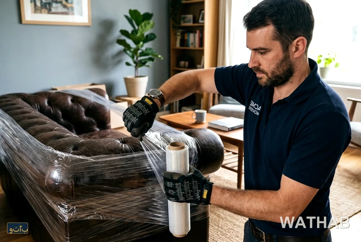 نقل عفش مع التغليف جدة - WATHAB